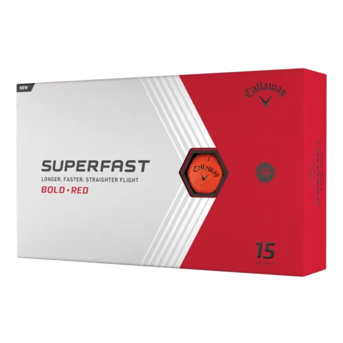 Superfast Golf Balls - Bold Red