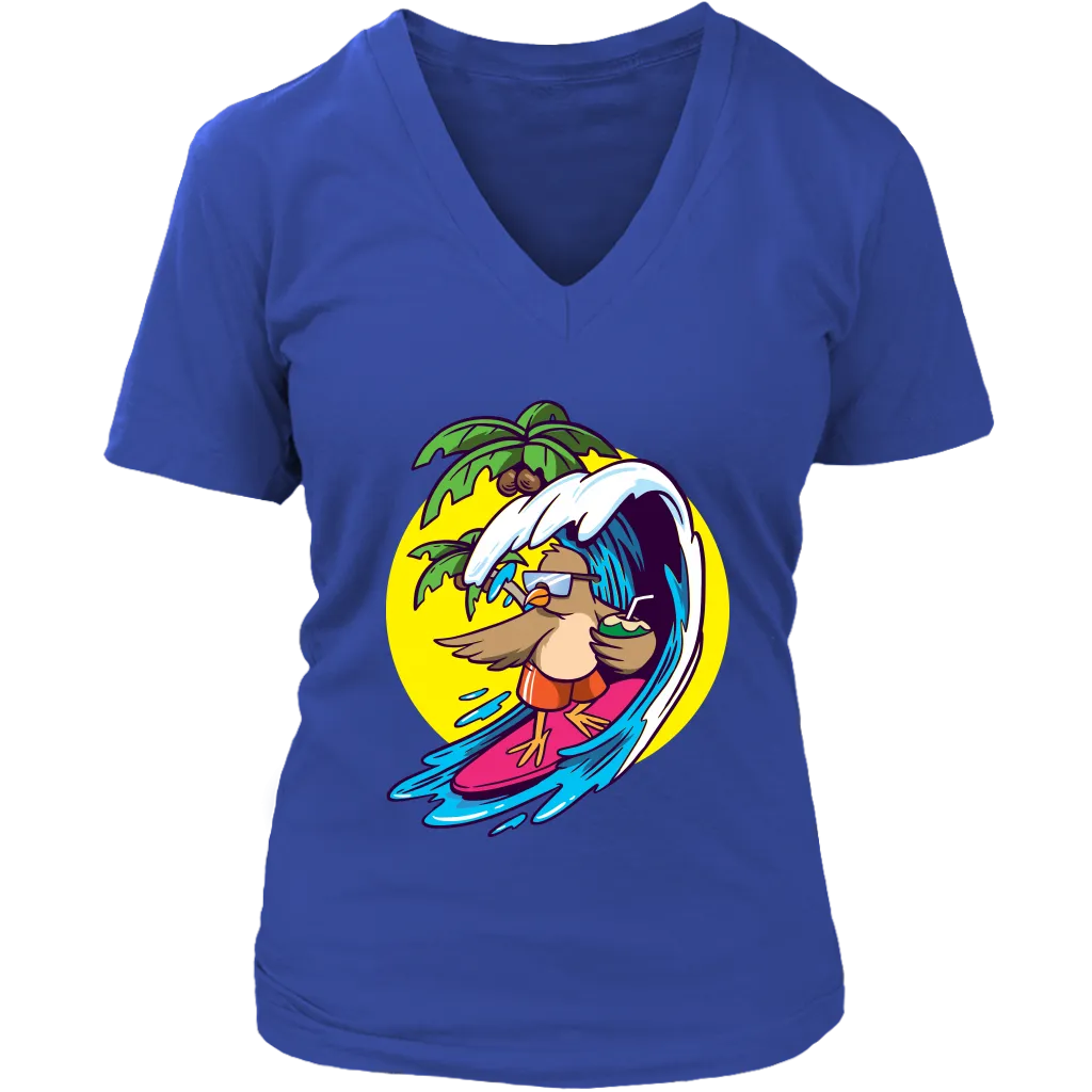 Surfing Bird T-shirt, Surfing Bird Gift, Funny Surfing T-shirt, Gift for Surfer, Funny Surfing Gift