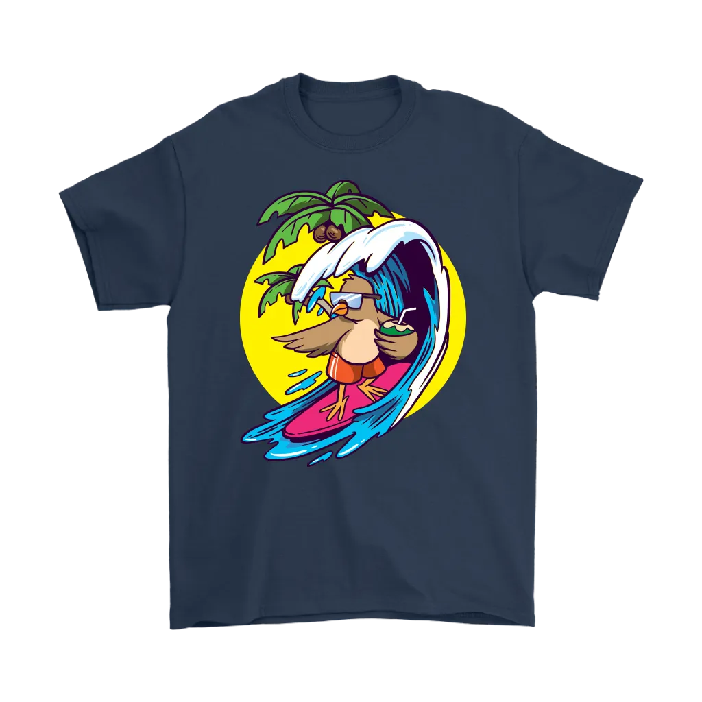 Surfing Bird T-shirt, Surfing Bird Gift, Funny Surfing T-shirt, Gift for Surfer, Funny Surfing Gift