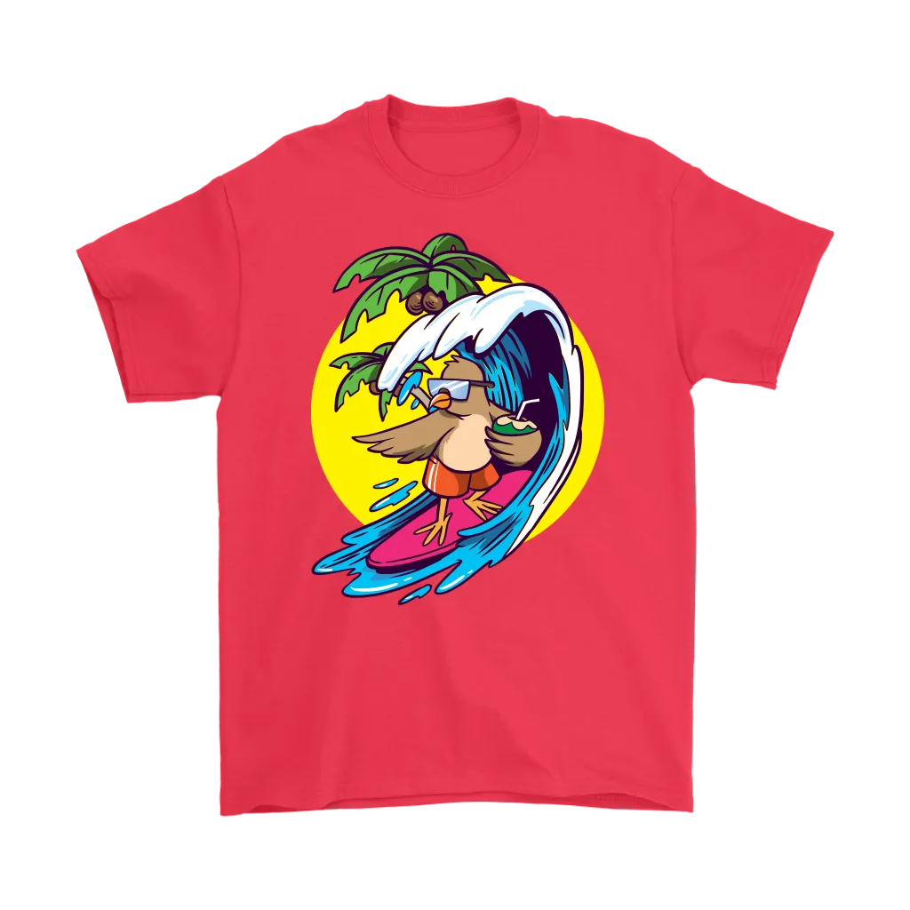 Surfing Bird T-shirt, Surfing Bird Gift, Funny Surfing T-shirt, Gift for Surfer, Funny Surfing Gift