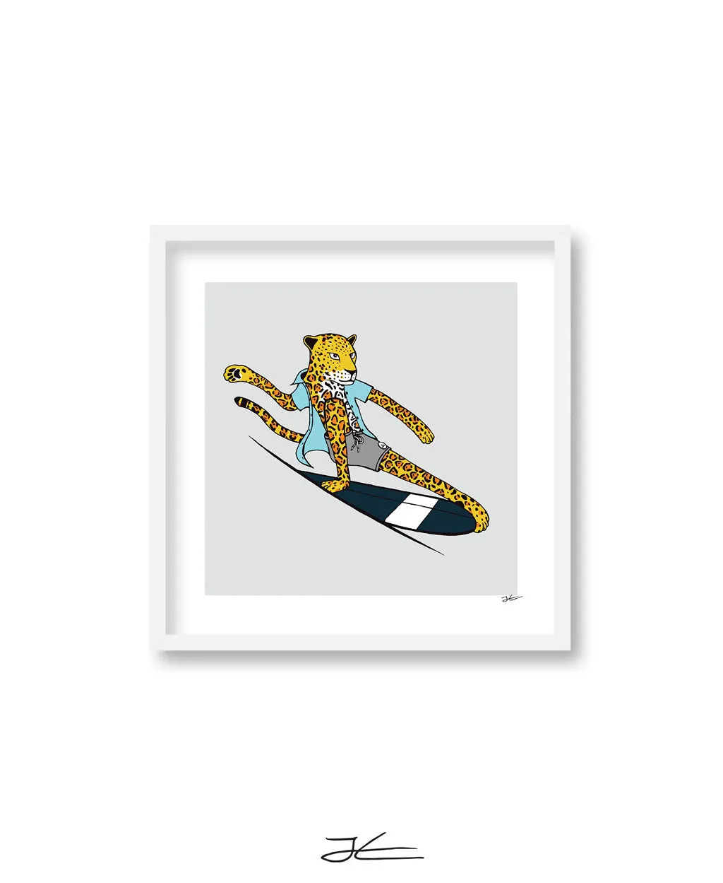 Surfing Jaguar - Print/ Framed Print