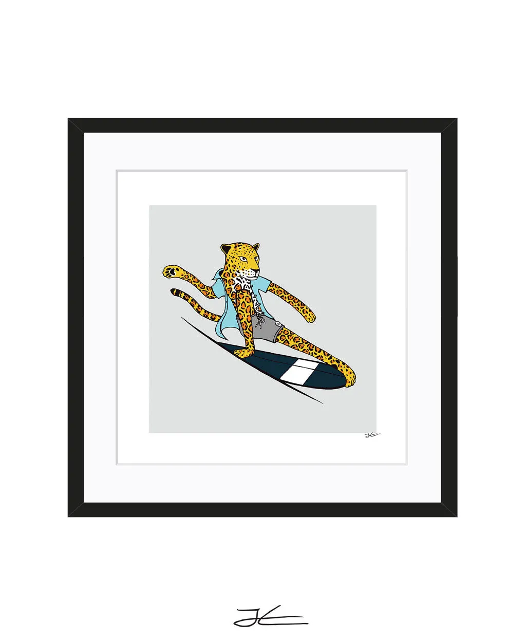 Surfing Jaguar - Print/ Framed Print