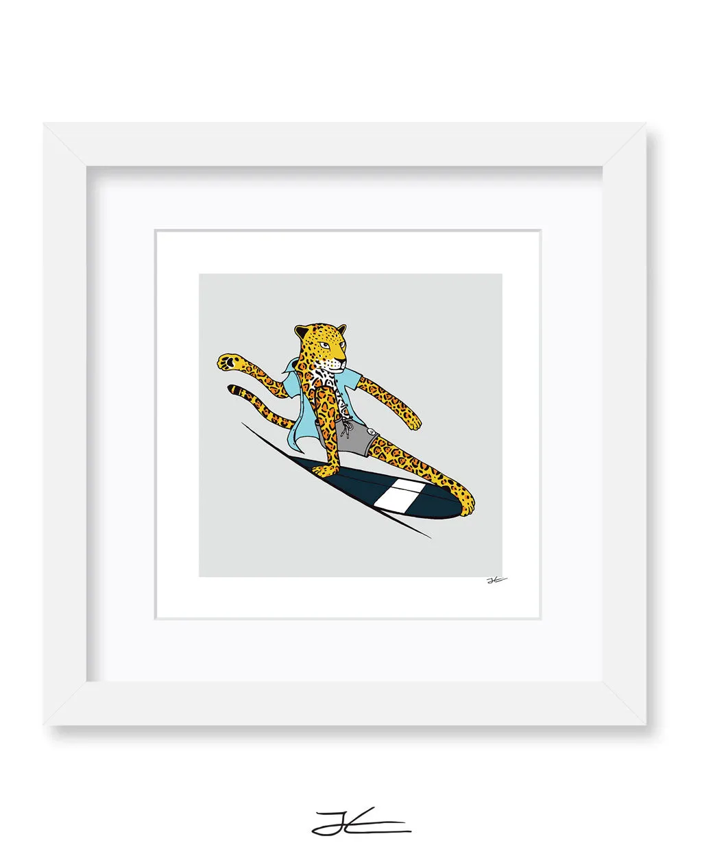 Surfing Jaguar - Print/ Framed Print