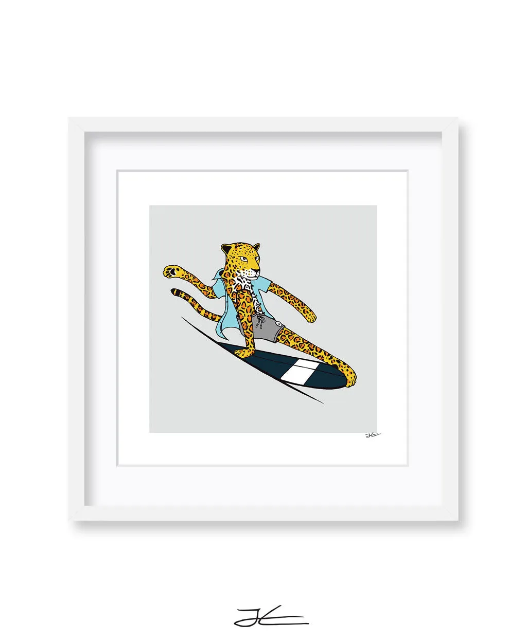Surfing Jaguar - Print/ Framed Print