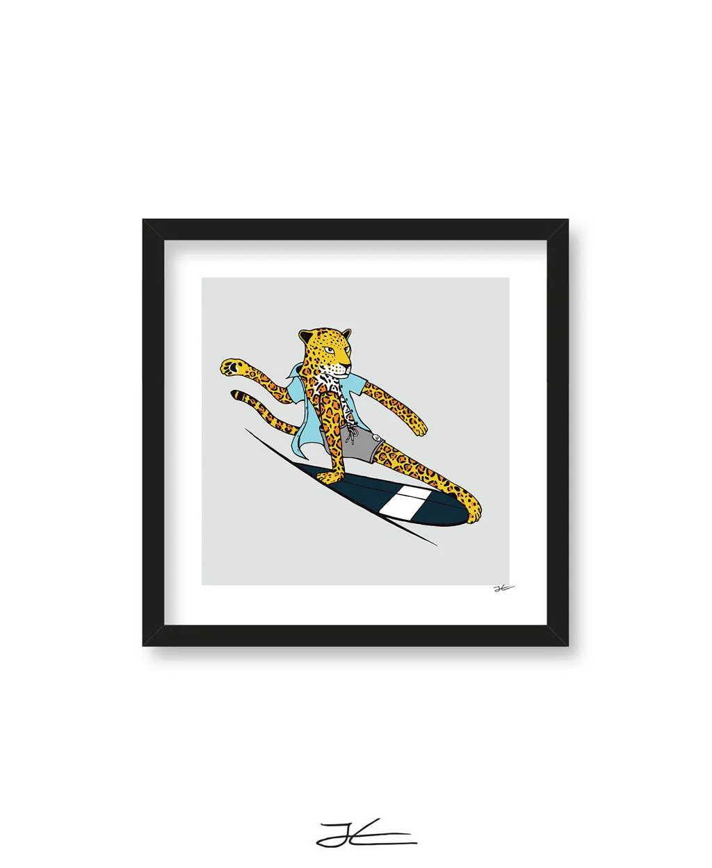 Surfing Jaguar - Print/ Framed Print