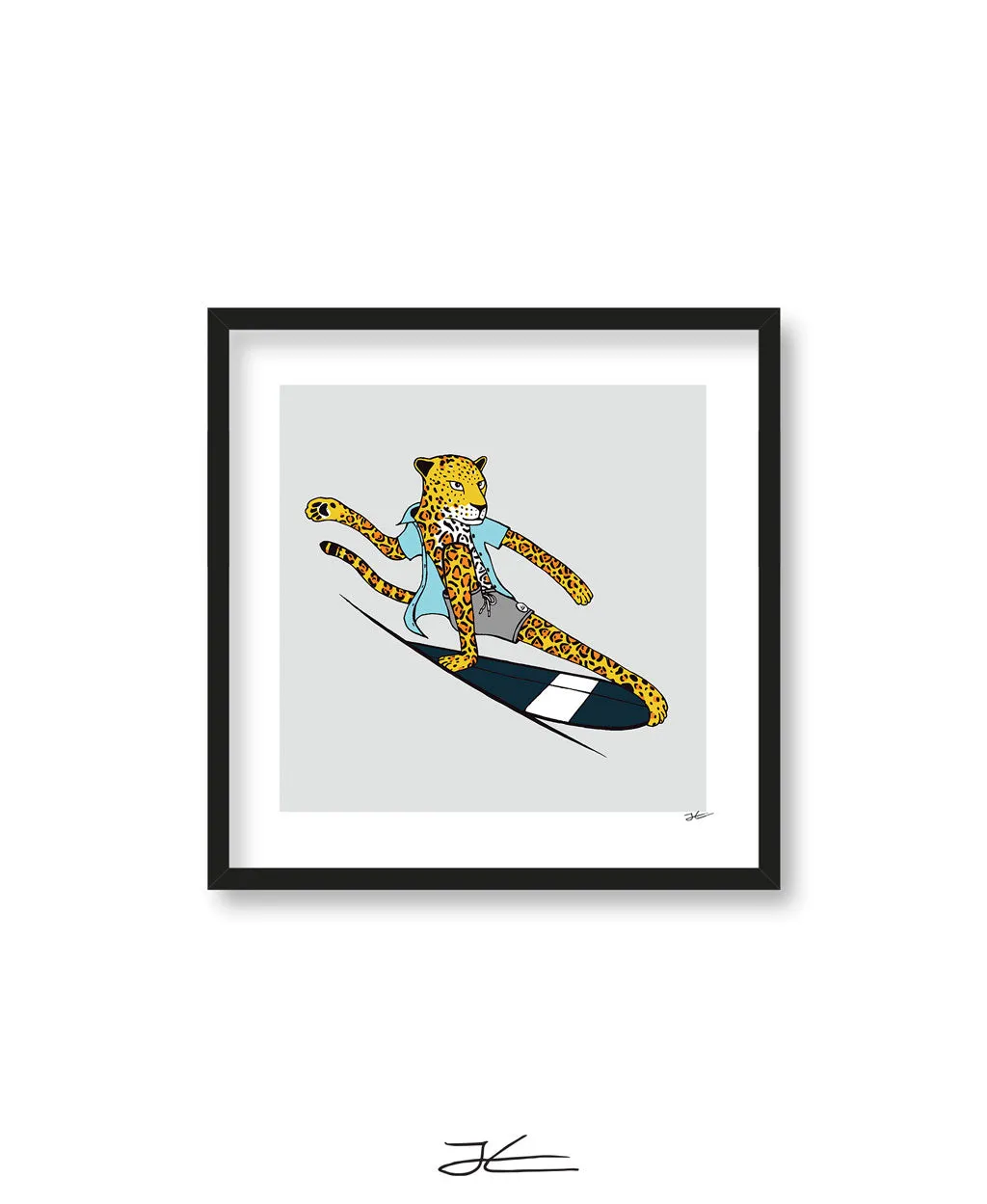 Surfing Jaguar - Print/ Framed Print