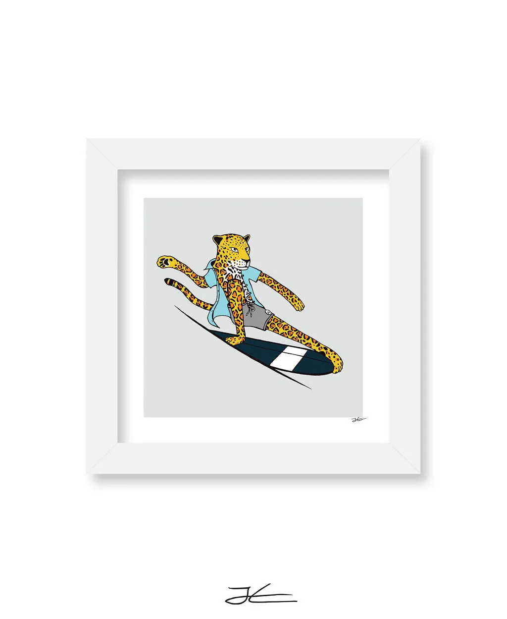 Surfing Jaguar - Print/ Framed Print