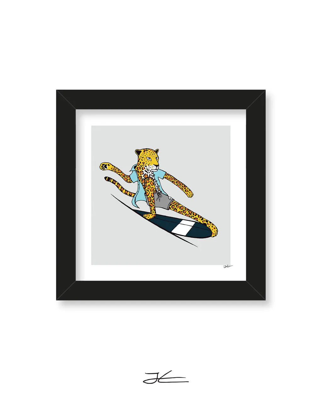 Surfing Jaguar - Print/ Framed Print