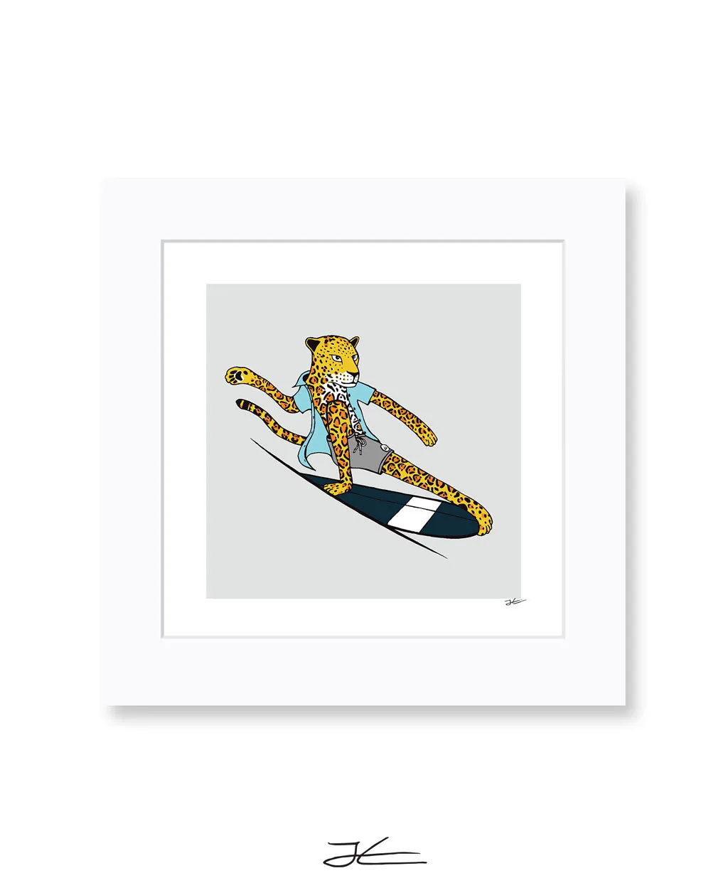 Surfing Jaguar - Print/ Framed Print