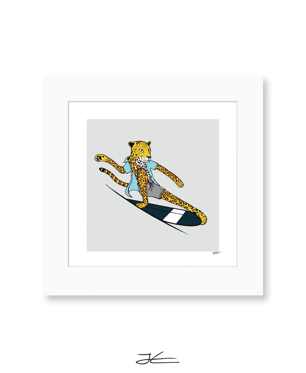Surfing Jaguar - Print/ Framed Print