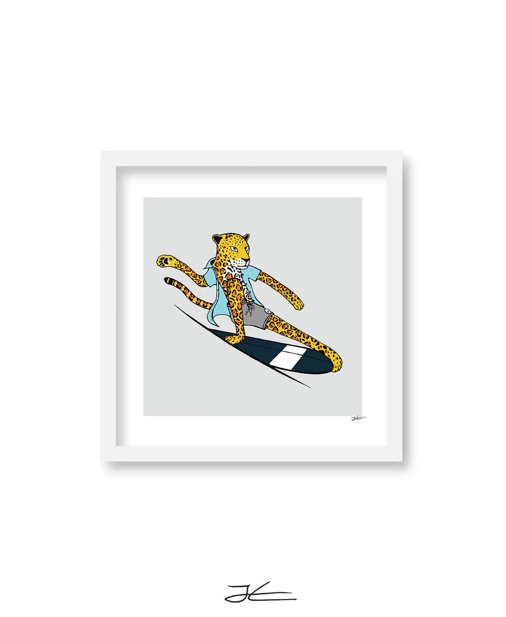 Surfing Jaguar - Print/ Framed Print