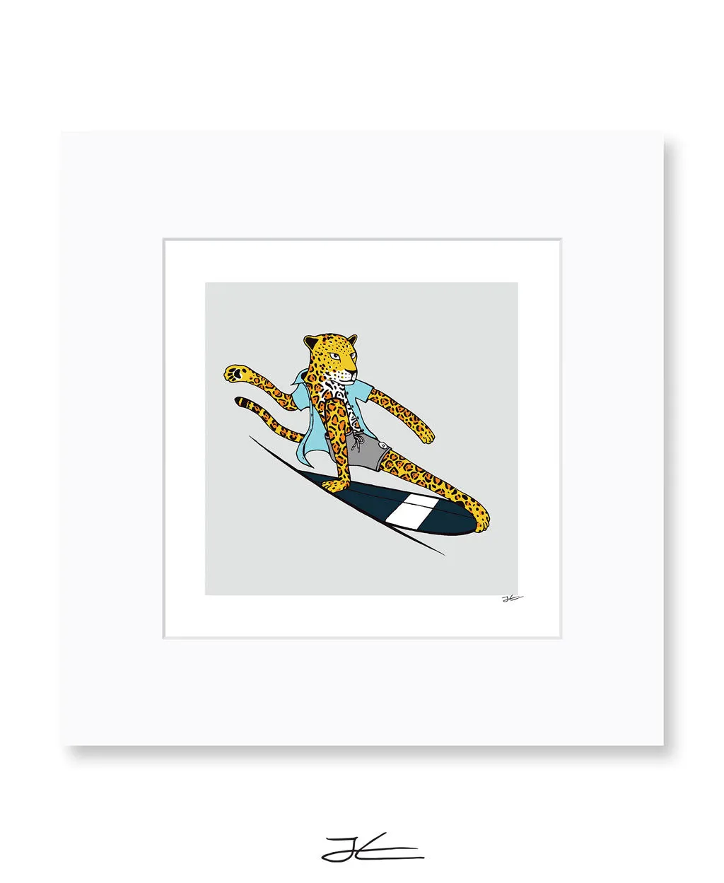 Surfing Jaguar - Print/ Framed Print