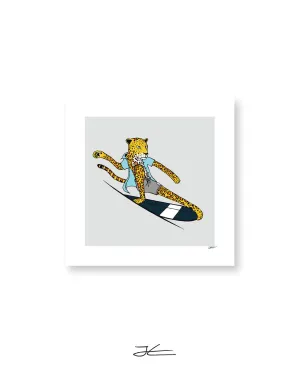 Surfing Jaguar - Print/ Framed Print