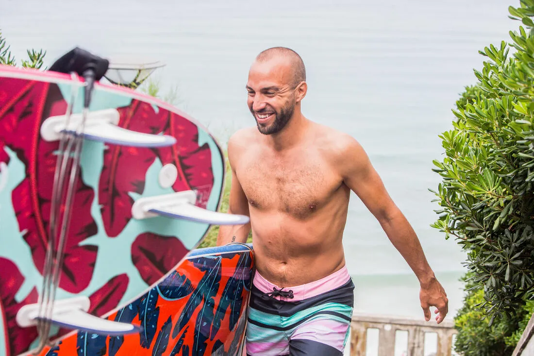 Surfing Long Boardshorts 500 - Plain