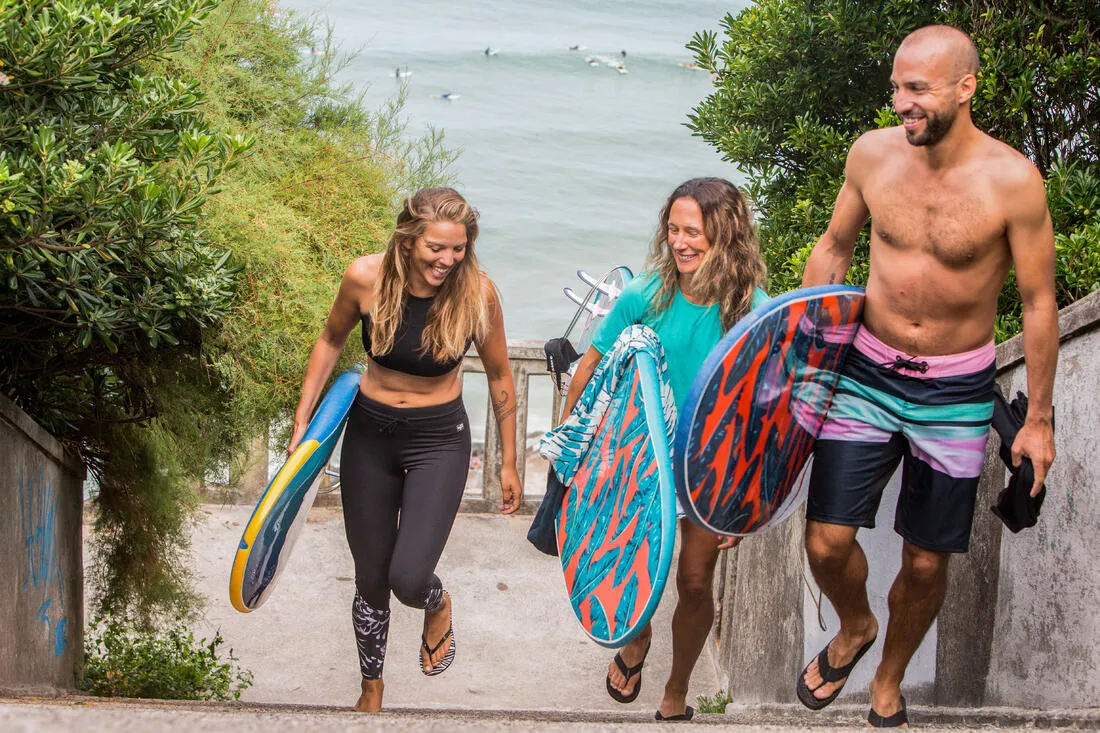 Surfing Long Boardshorts 500 - Plain