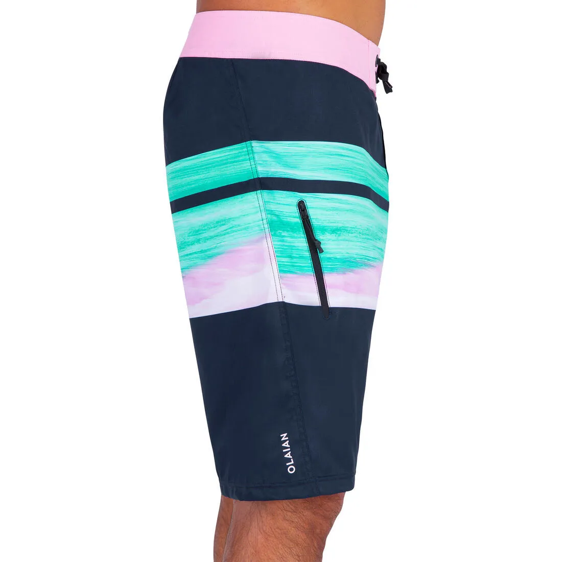 Surfing Long Boardshorts 500 - Plain
