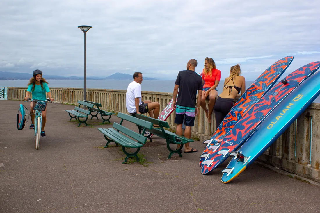 Surfing Long Boardshorts 500 - Plain