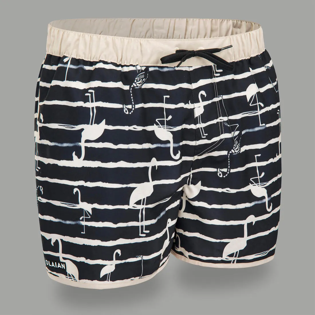 Surfing Short Boardshorts 100 - SUNSTRIPE