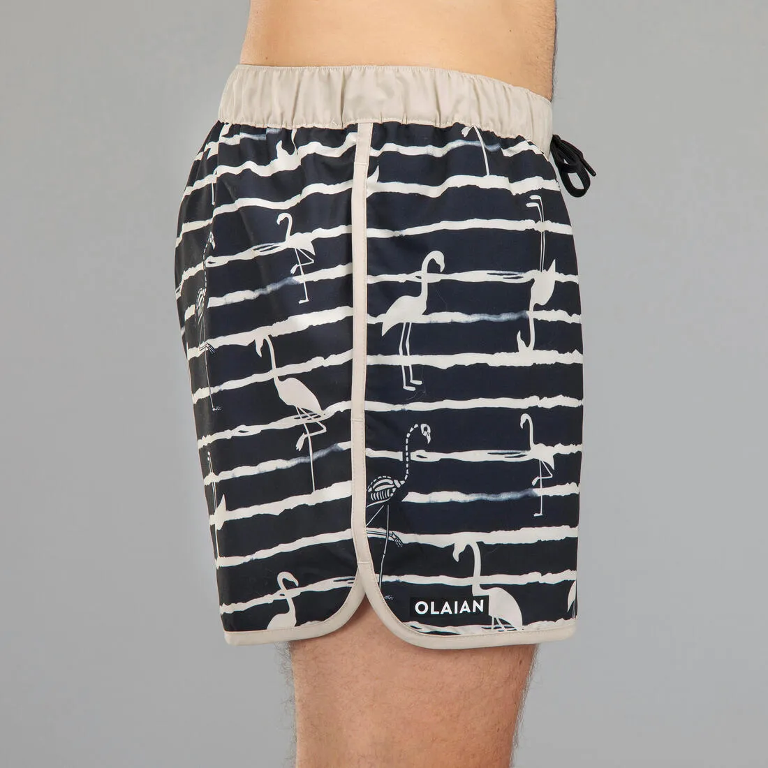 Surfing Short Boardshorts 100 - SUNSTRIPE