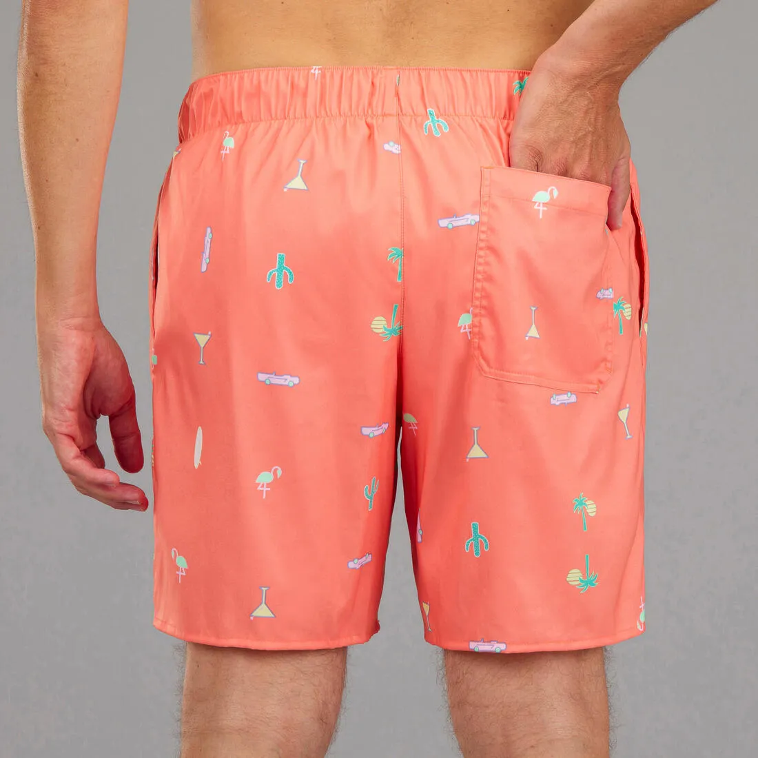 Surfing Standard Boardshorts 100 - VENICE BLUE