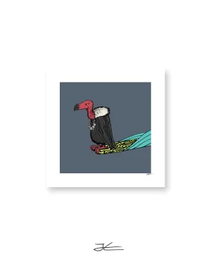 Surfing Vulture - Print/ Framed Print
