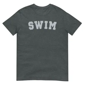 Swim Basic Athletic Unisex T Shirt