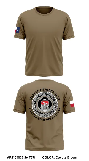 Tarrant Regional Water District Law Enforcement Division Core Men's SS Performance Tee - bvT87f