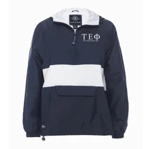 Tau Epsilon Phi Rugby Striped Lined Windbreaker
