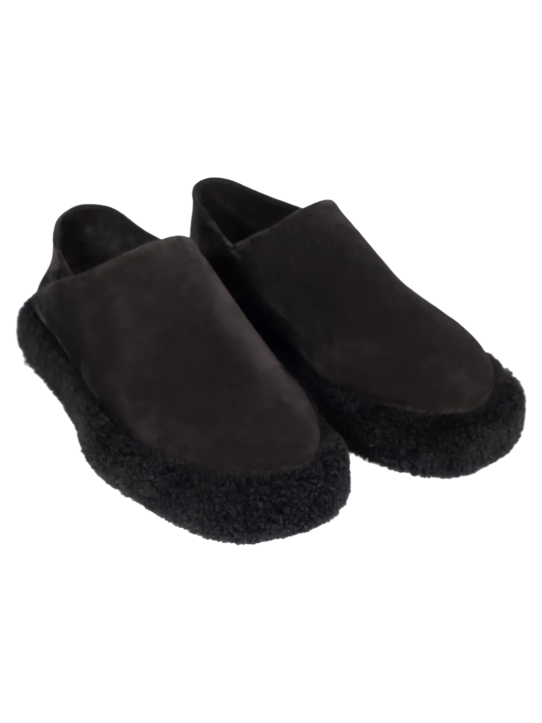 The Shearling Monster Convertible Slides.