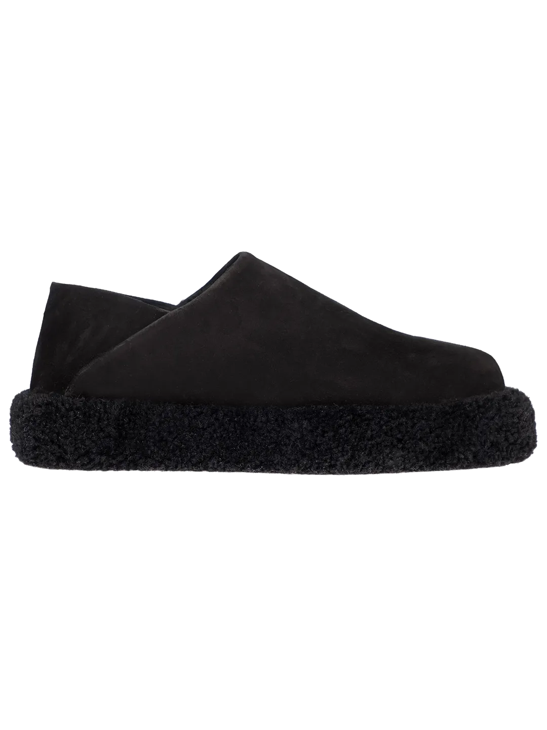 The Shearling Monster Convertible Slides.