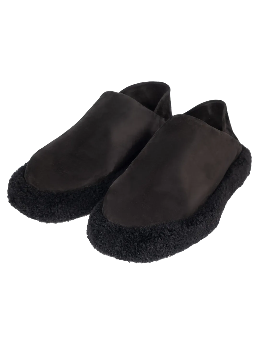 The Shearling Monster Convertible Slides.