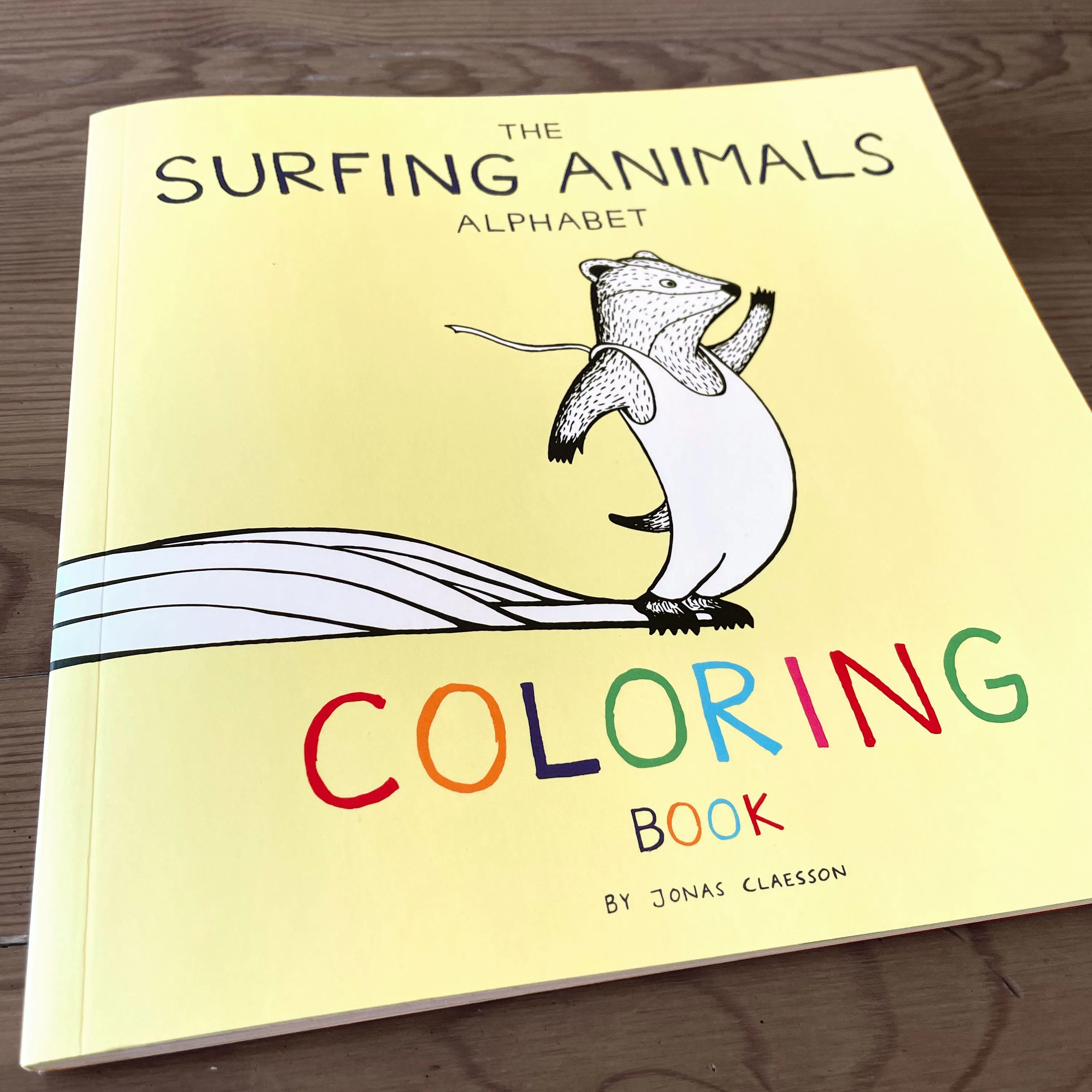 The Surfing Animals Alphabet Coloring Book
