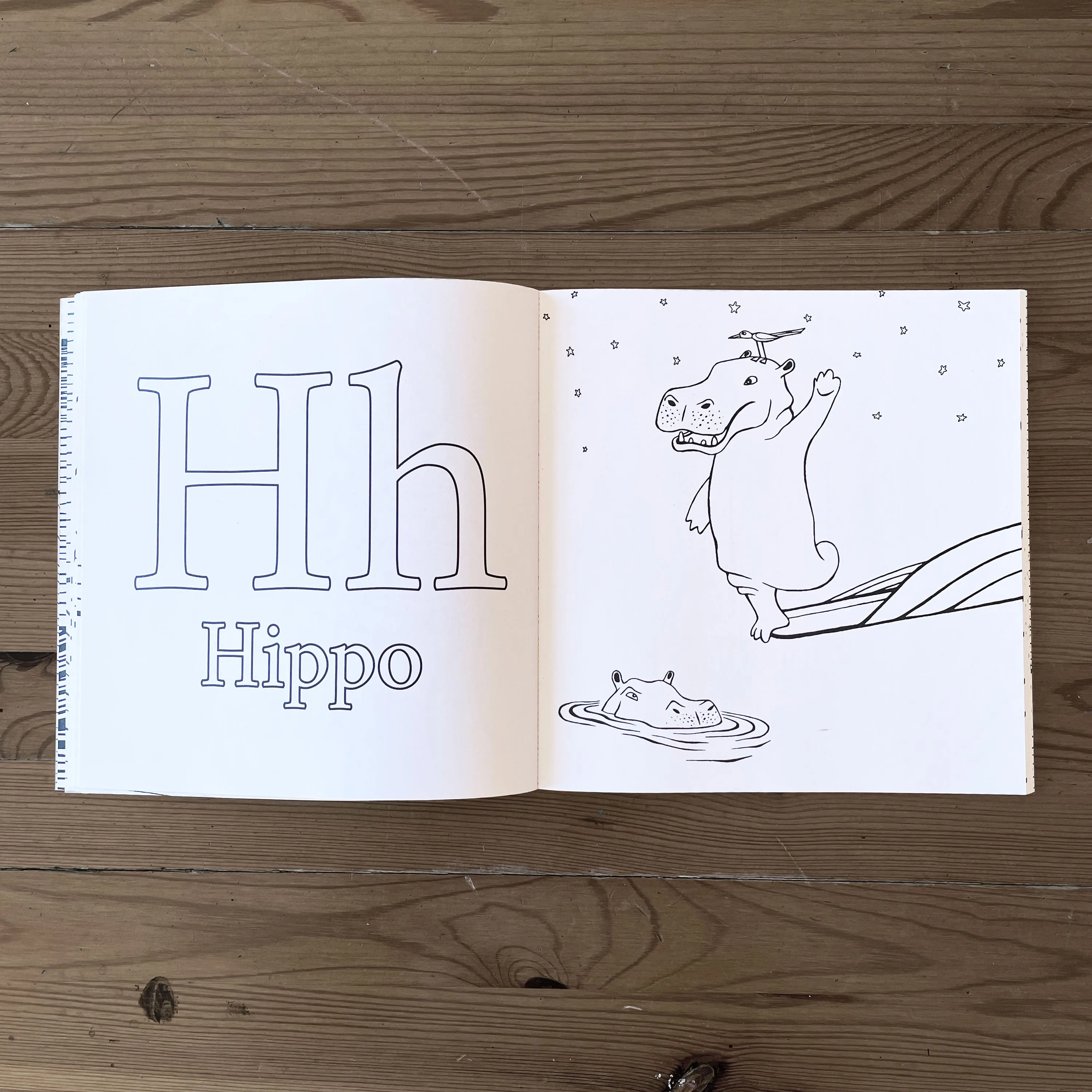 The Surfing Animals Alphabet Coloring Book