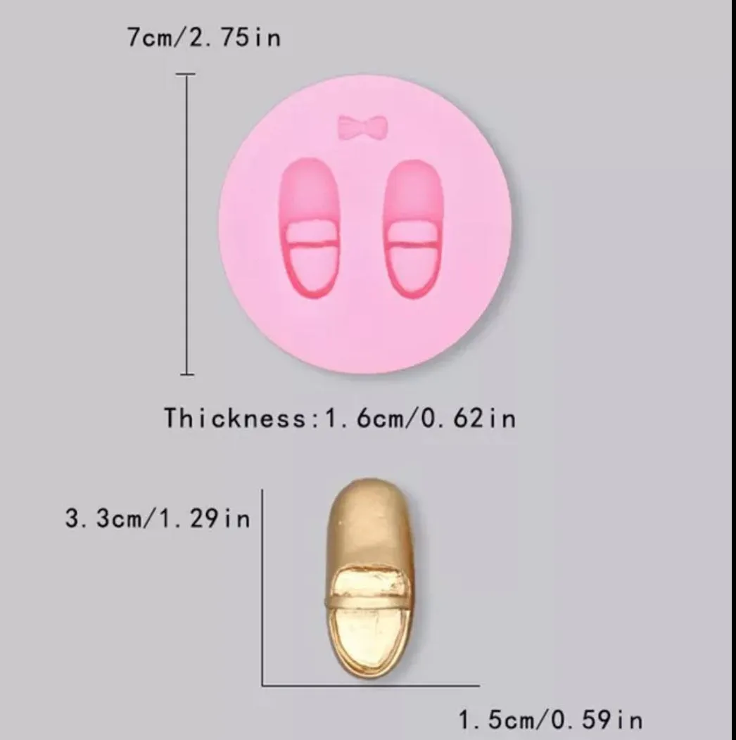 TINY BABY GIRL SHOES MOULD
