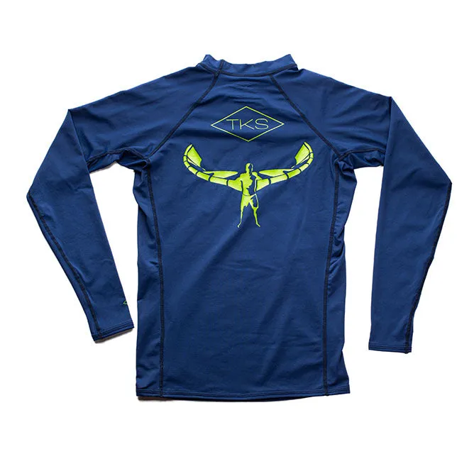 TKS Surf Rashguard - Navy LS
