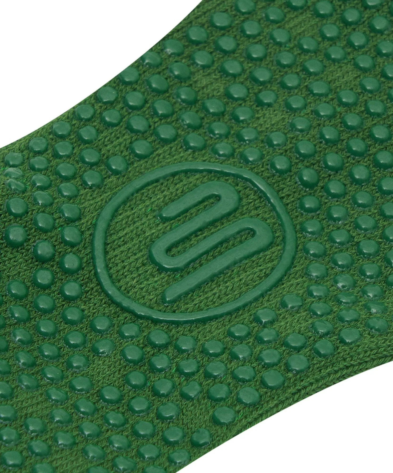 Toeless Non Slip Grip Socks - Forest Green