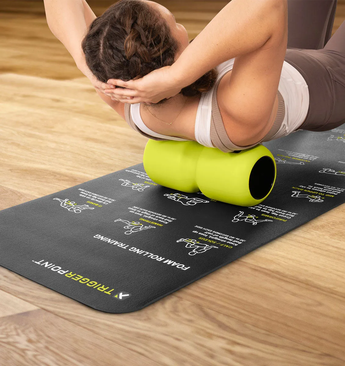 TriggerPoint Mobility Fitness Mat - 72" x 24" - Black