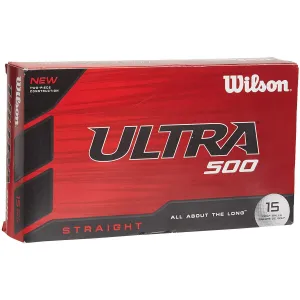 Ultra 500 Straight Box of 15 Golf Balls