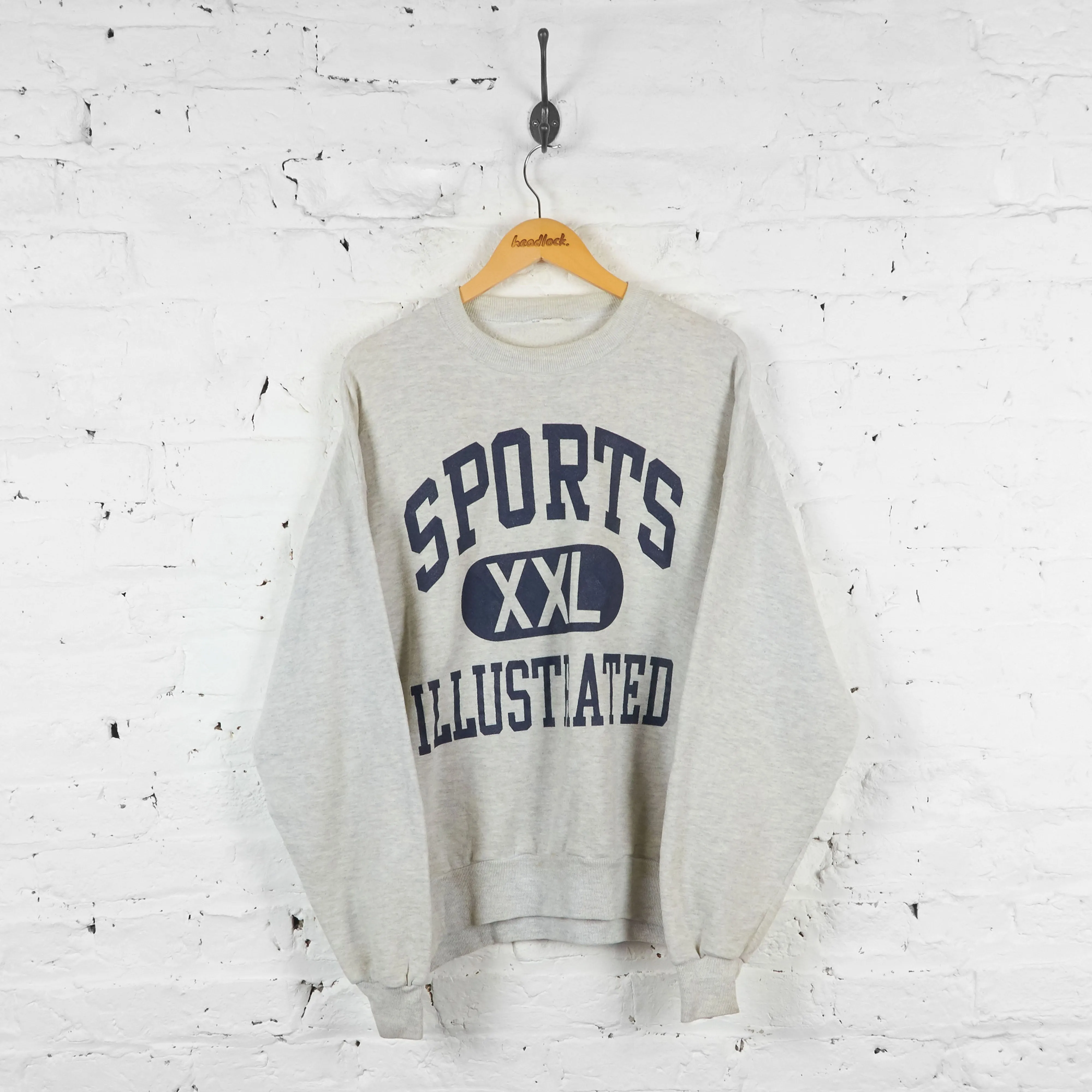 Vintage Sports Illustrated Sweatshirt - Grey - L