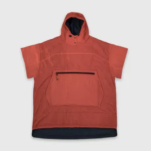 VOITED Original Outdoor Poncho for Surfing, Camping, Vanlife & Wild Swimming  - Cinnabar