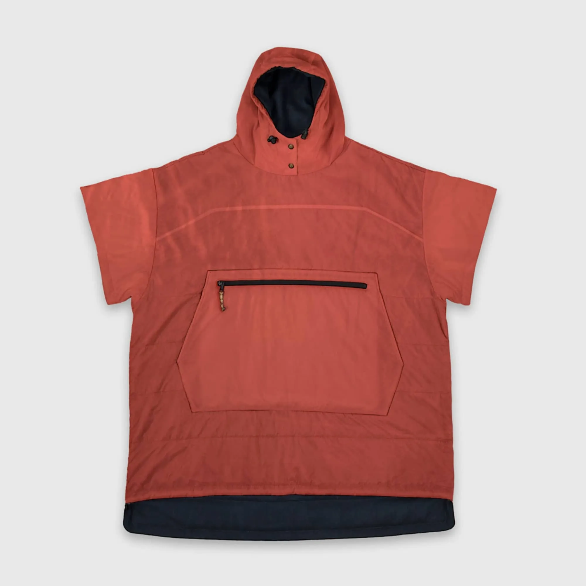 VOITED Original Outdoor Poncho for Surfing, Camping, Vanlife & Wild Swimming  - Cinnabar