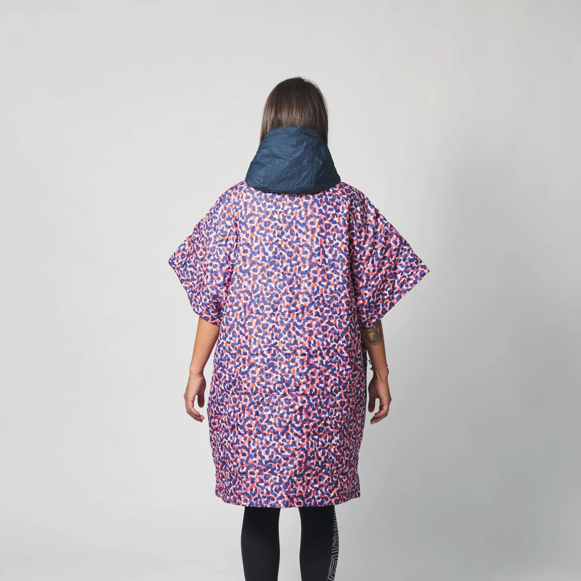 VOITED Original Outdoor Poncho for Surfing, Camping, Vanlife & Wild Swimming  - Confetti