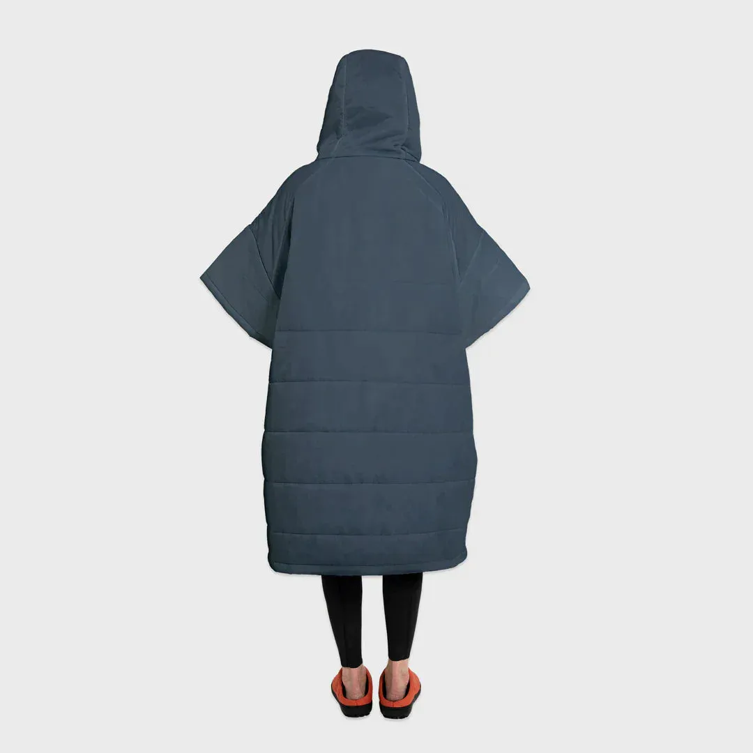 VOITED Original Outdoor Poncho for Surfing, Camping, Vanlife & Wild Swimming - Marsh Grey