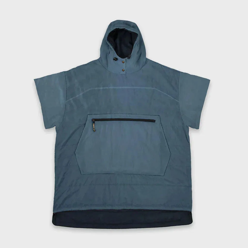 VOITED Original Outdoor Poncho for Surfing, Camping, Vanlife & Wild Swimming  - Marsh Grey
