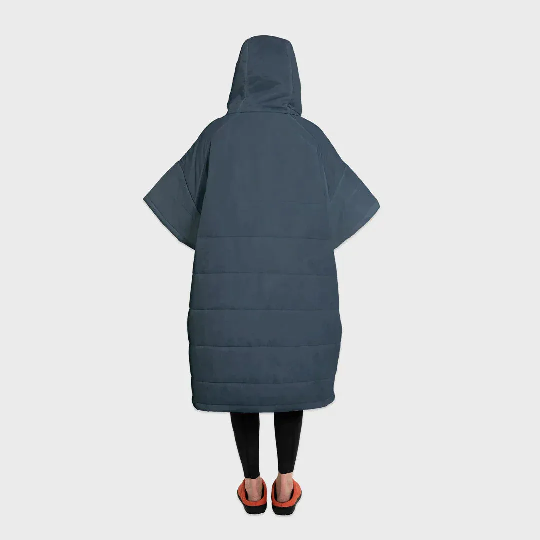 VOITED Original Outdoor Poncho for Surfing, Camping, Vanlife & Wild Swimming  - Marsh Grey