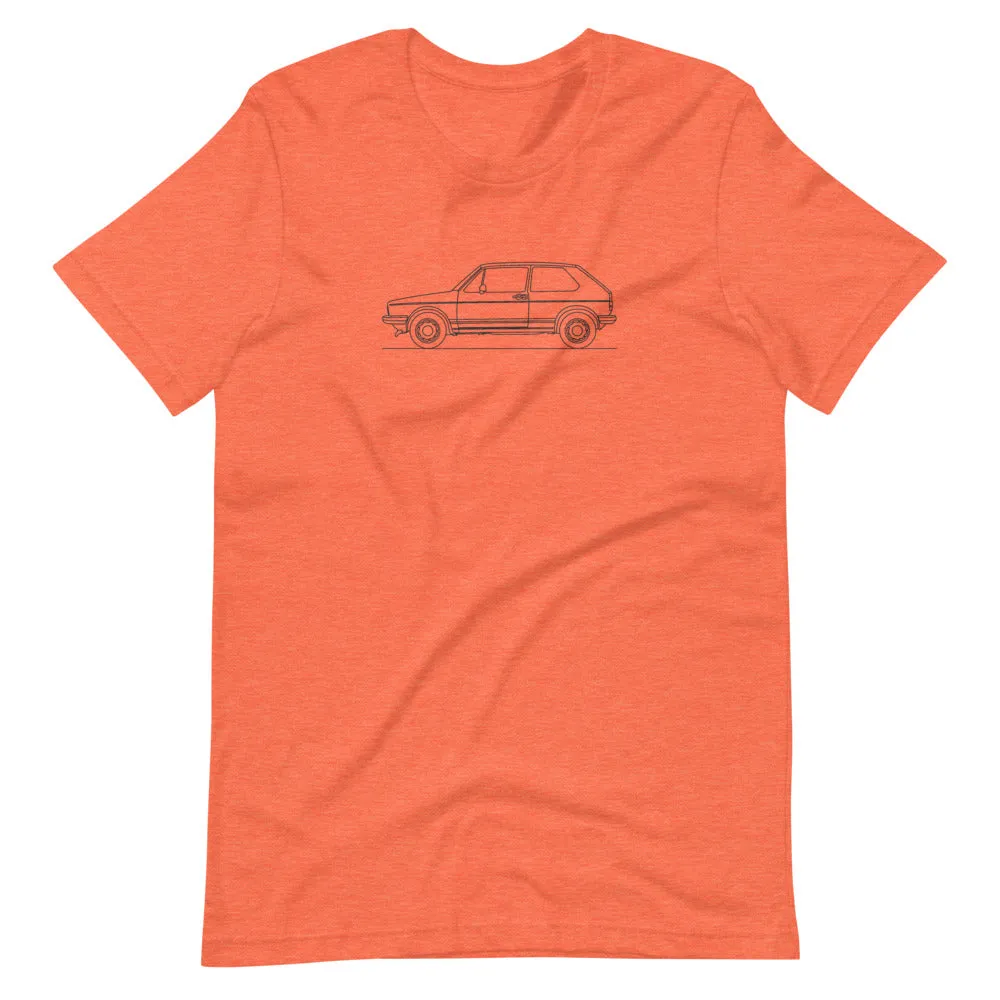 Volkswagen Golf GTI MK1 silhouette t-shirt