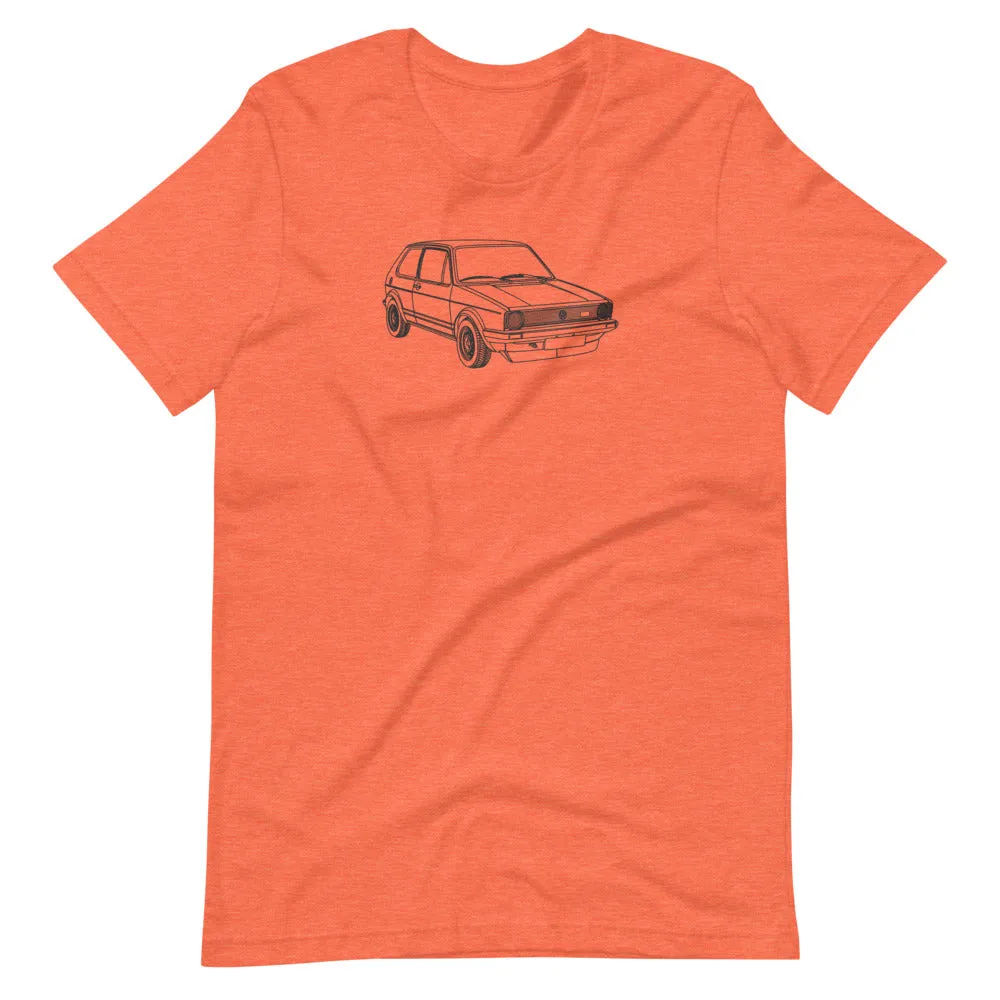 Volkswagen Golf GTI MK1 silhouette T-shirt