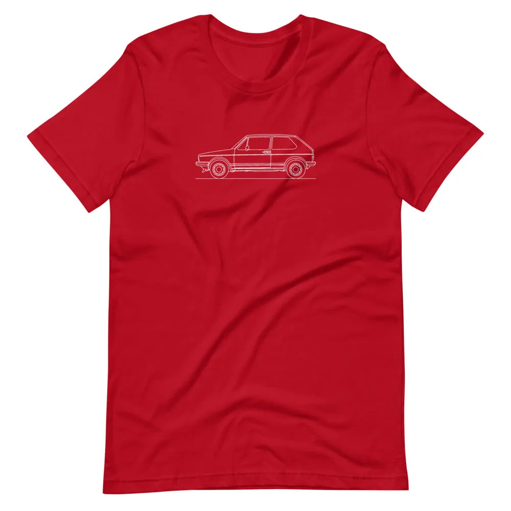 Volkswagen Golf GTI MK1 silhouette t-shirt