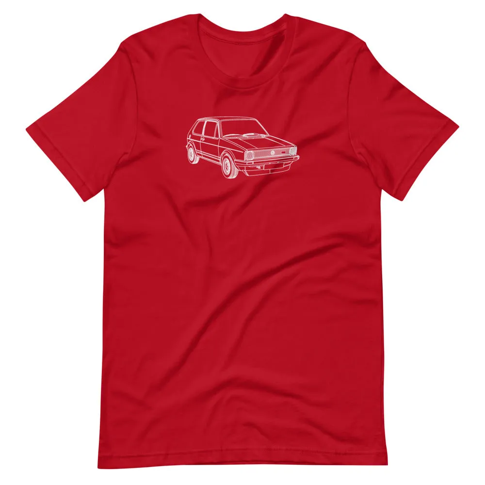 Volkswagen Golf GTI MK1 silhouette T-shirt