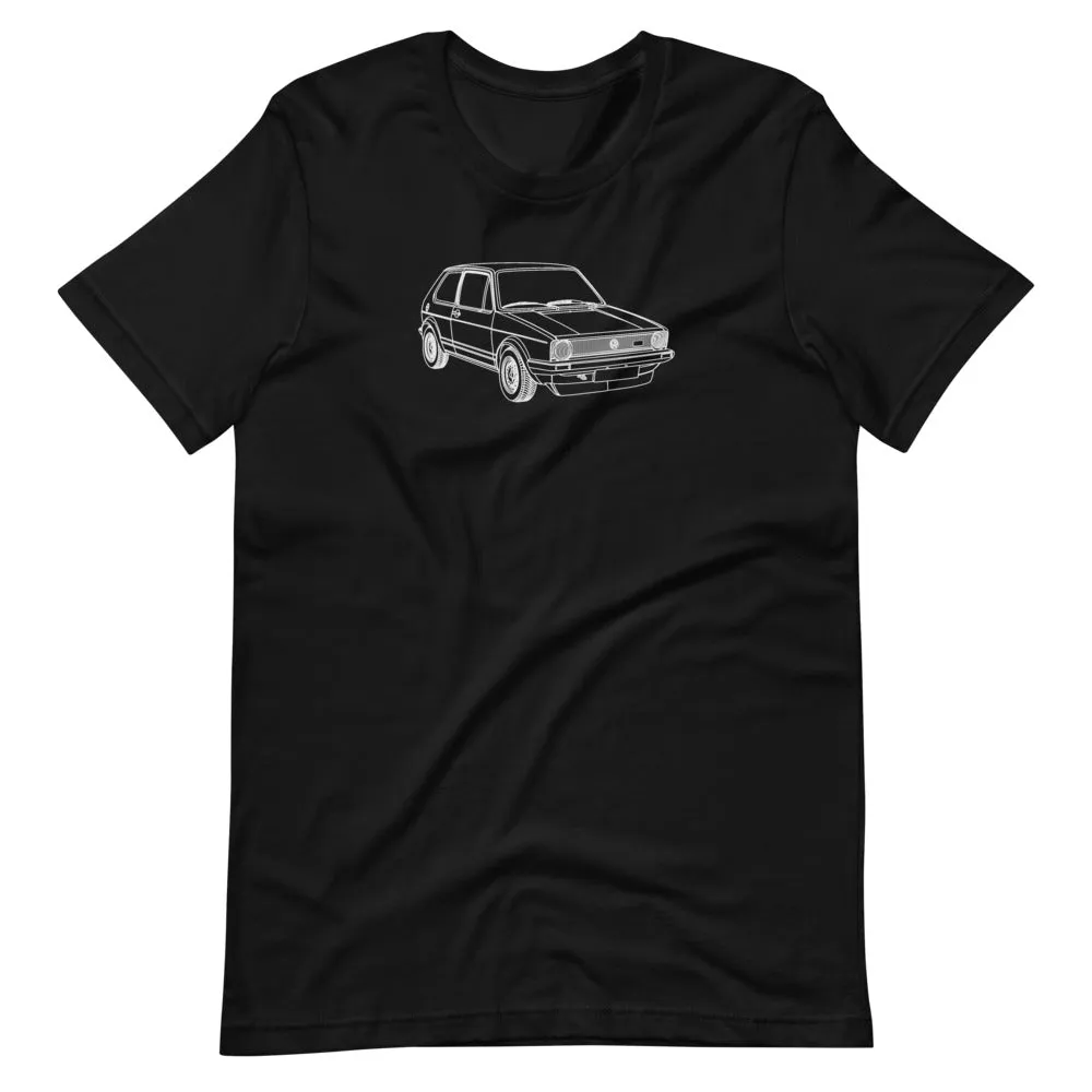 Volkswagen Golf GTI MK1 silhouette T-shirt